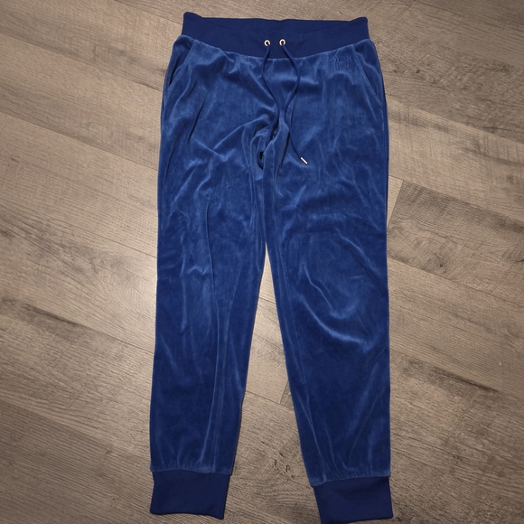 Juicy Couture Pants - Juicy Couture Royal Blue Velour Joggers